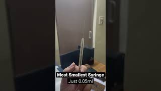 The Smallest Syringe I Ever Used | #labequipment #syringe #smallest #shorts #research #life