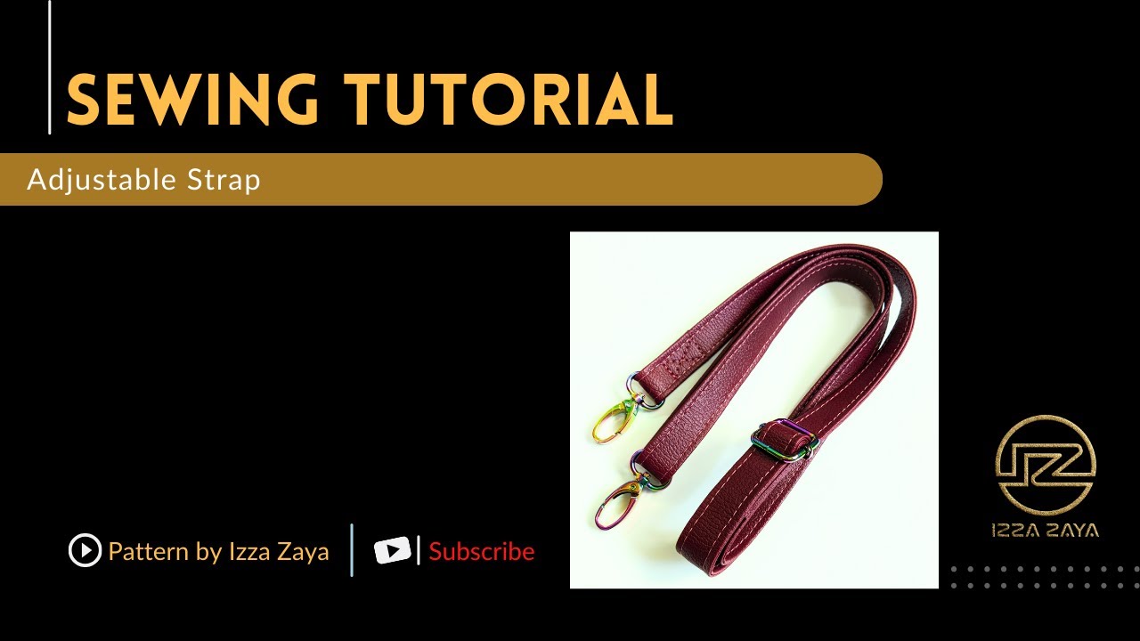 Sewing The Adjustable Strap Youtube