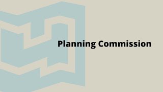 Planning Commission Meeting - May 26, 2026
