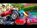 몬스터 트럭 조립놀이 예준이의 자동차 장난감 트럭놀이 Car Toy Assembly Power Wheels