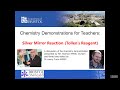 Teacher Training - Silver Mirror Reaction (Tollens Reagent)