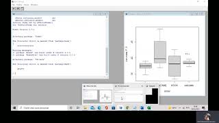 One-way ANOVA and plot hoc tests using R Commander