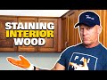 Staining & Re-lacquering Interior Woodwork.  Using Wood Stains.