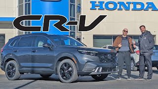 Why so popular? Test Drive the 2024 Honda CR-V Hybrid Sport Touring and find out!