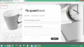 Questback Essentials - how to choose and work with the correct question types