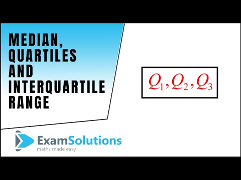Median, Quartiles and Interquartile Range : ExamSolutions Median, Quartiles and Interquartile Range : ExamSolutions