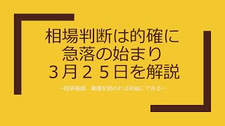 【みん稼の最大の強み！！投資判断✨✨】なぜ、データを使う人が利益にできるのかを解説！！【３月２５日相場急落編】