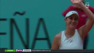 Tennis Channel Live: Belina Bencic Upsets World No.1 Naomi Osaka 2019 Madrid Quarterfinals