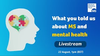 Livestream: What you told us about MS and mental health