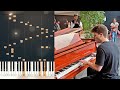 Interstellar played at the Airport | Peter Buka | Piano Tutorial | Piano Cover