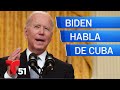 Biden habla sobre remesas, vacunas e Internet para Cuba