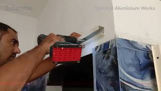 Part 2|#how to make Aluminium sliding Door| Aluminium Door Design for home#youtube #2023