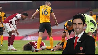 Arsenal receives heavy losses from Wolverhampton and Arteta is furious