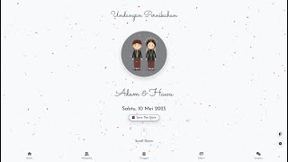 Create Digital Wedding Invitations + Deploy Custom Domain