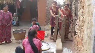 Dhiki  Traditional Grinding mill in Nepal