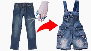 How to Make Baby jumpsuit / Reuse of Old Jeans