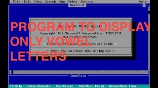 QBASIC- DISPLAY ONLY VOWEL LETTERS OF STRING