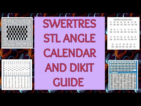 SWERTRES ANGLE CALENDAR AND DIKIT GUIDE | LEARNED ON HOW TO USE ANGLE ...