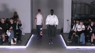 University of Westminster Menswear MA 2024 catwalk show.