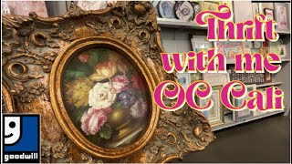 GOODWILL OC California come thrift shop with me for awesome home decor and useful items