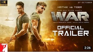WAR Movie Trailer| Hrithik Vs Tiger Movie Trailer | Hrithik Roshan, Tiger Shroff, Hrithik Vs  Movie,