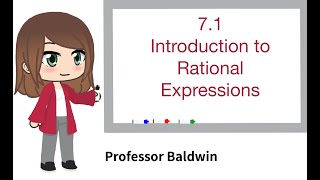 Introduction to Rational Expressions