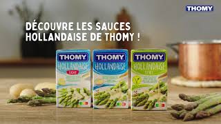 Pour la saison des asperges, découvre la délicieuse sauce Hollandaise THOMY !