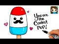 How to Draw a Cool POPsicle Easy | Cute Pun Art