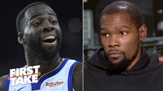 Kevin Durant says Draymond's on-court explosion impacted his free agency decision | First Take