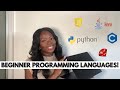 How to get started with tech | Part 2 (programming languages all tech newbies should know)