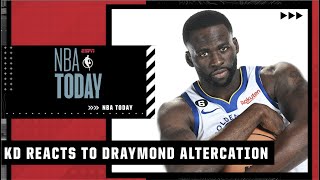 Kevin Durant REACTS to Draymond Green-Jordan Poole altercation 🍿 | NBA Today