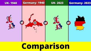 United Kingdom 1940 vs Germany 1940 vs United Kingdom 2023 vs Germany 2023 | Comparison | Data Duck