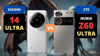 Xiaomi 14 Ultra 5G vs ZTE Nubia Z60 Ultra 5G | PHONE COMPARISON