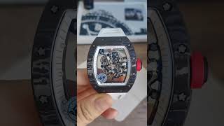 高倍镜下广州组装表理查德RM055有多牛#richardmille #rm055