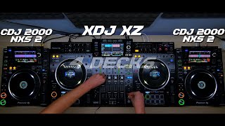 4 DECKS! XDJ XZ vs CDJ 2000 NXS2 | LIVE MASHUP MIX