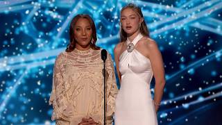 Gigi Hadid & Tekedra Mawakana with Kathy High, Jean Bennett, Albert Maguire: 2026 Breakthrough Prize