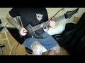 bloodbath devouring the feeble guitar cover