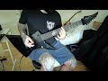 bloodbath devouring the feeble guitar cover