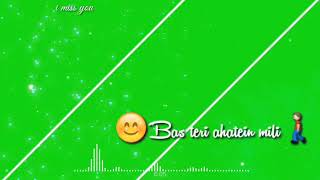 New green screen whatsapp 🌹👌👉status lyrics 👯👯  song hindi👌👌 songs... Top