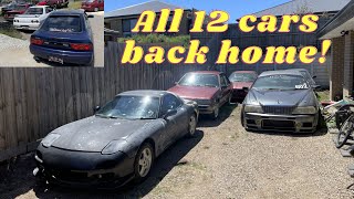 All 12 of my cars reunite after 2 years!!