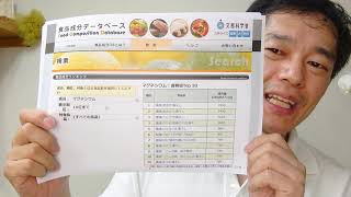 食品の栄養を調べてみよう 食品成分データベース(1)