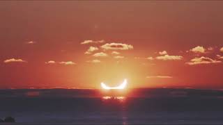 2025 April 01 - A Double Sunrise from a Partial Eclipse