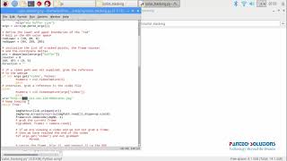 Color Tracking using open CV python in Raspberry pi