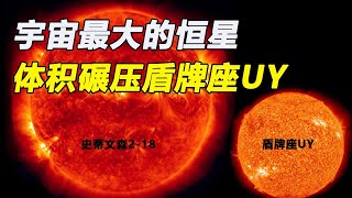 宇宙最大的恒星，體積碾壓盾牌座UY，可容納100億顆太陽，1.3億億顆地球！