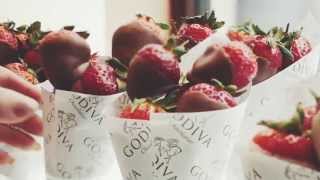 Godiva chocolate dipped British strawberries