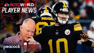 Mitch Trubisky led 'brutal' Steelers offense in TNF loss | Fantasy Football Happ