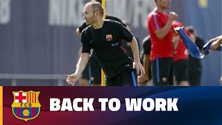 Back to work in Barcelona