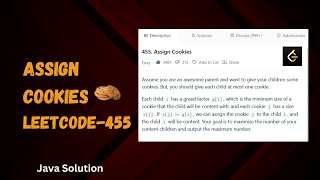455. Assign Cookies || sorting || java solution