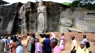 Gal viharaya Polonnaruwa ポロンナルワ　スリランカ世界遺産、遺跡　②