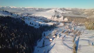 Карпати, Яблуниця з дрона – Carpathian Mountains (Ukraine) in 4K